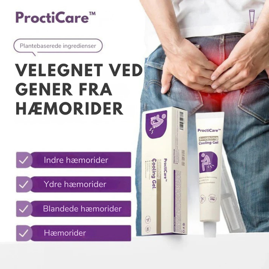 ProctiCare™ Avanceret Beroligende & Kølende Gel | Hurtigtvirkende hæmoridesalve