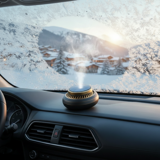 AeroMag™ | Elektromagnetisk Frostfri & Aromadiffuser – Klare Ruder, Frisk Luft